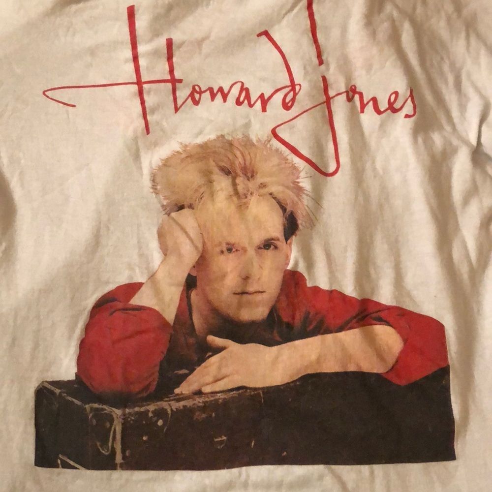Vintage and rare Howard Jones concert tee 1985
